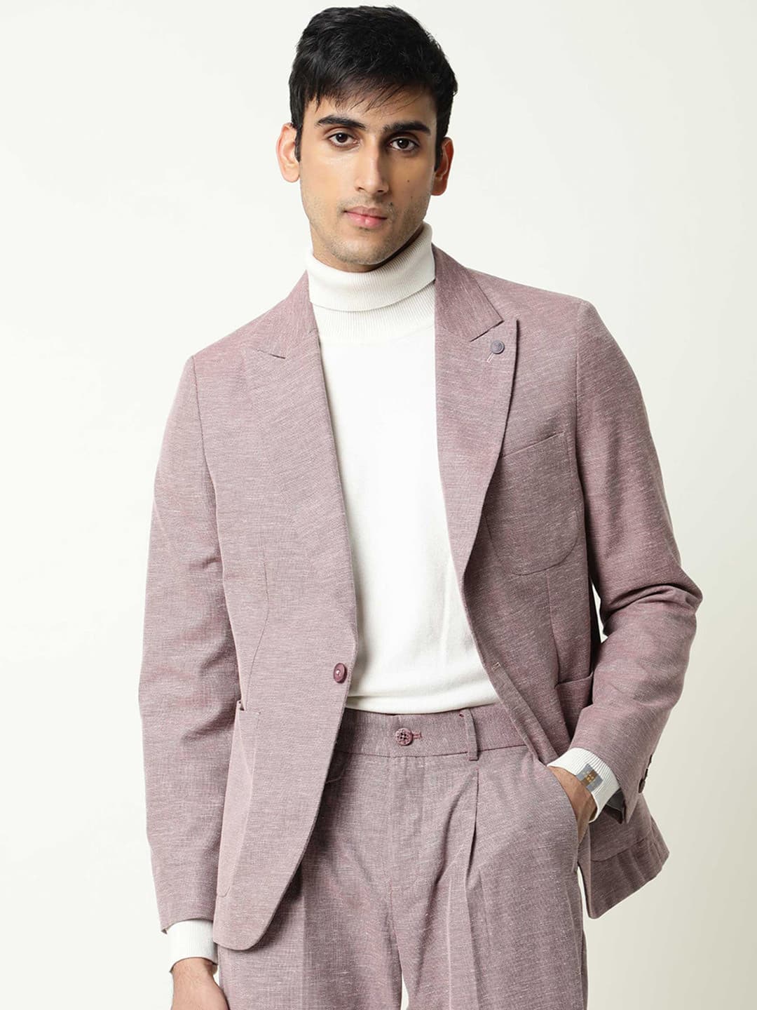 RARE RABBIT Dexit Tailored Single-Breasted Blazer